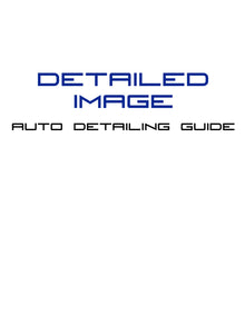 Detailed Image Downloadable Detailing Guide Free Code (DETAILEDIMAGE101)